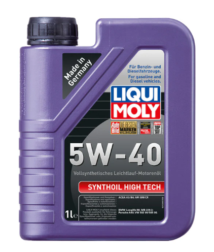 Envase de aceite LIQUI MOLY LIQUI MOLY Synthoil High Tech 0W-40 FULL SINTETICO - QT 1LT grado N/A - Lubricentro Piloto